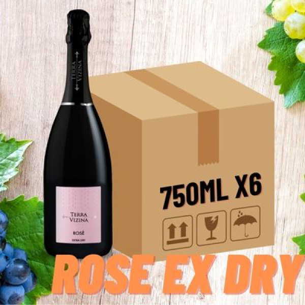 Terra Vizina ROSE Extra Dry (750 ml x 6 bt)